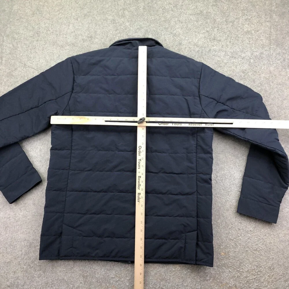 Peter Millar Jacket Mens Medium Blue Quilted Mercer Full Zip Padded Outdoor